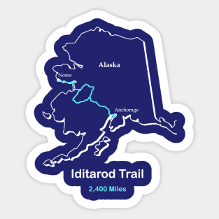 Iditarod National Historic Trail Sticker